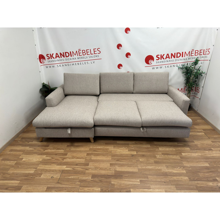 Sofa MARIO SLEEPING (Left corner, extendable)(Beige)(Exposition) Sofa MARIO SLEEPING (Left corner, extendable)(Beige)(Exposition)